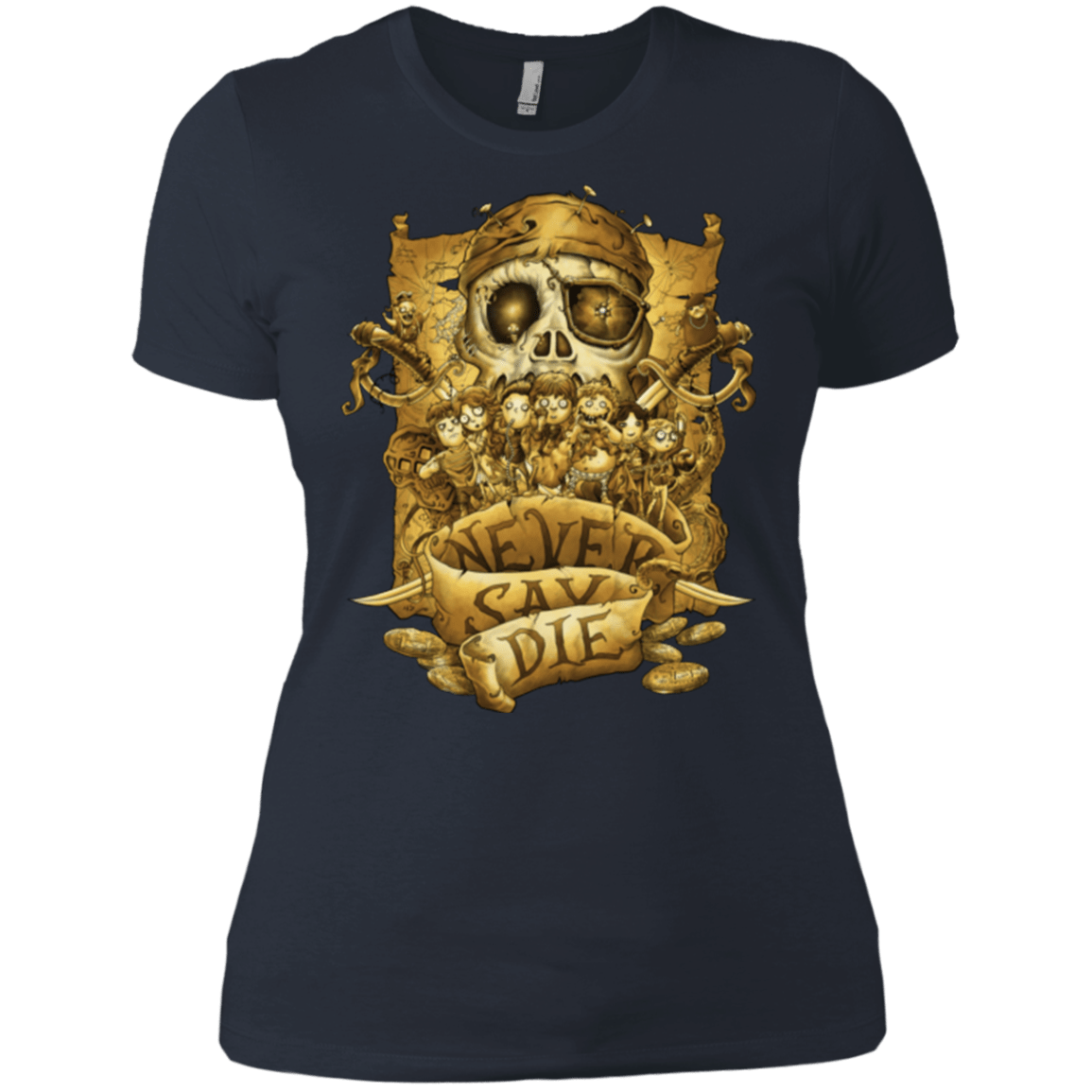 T-Shirts Indigo / X-Small Never Say Die Women's Premium T-Shirt