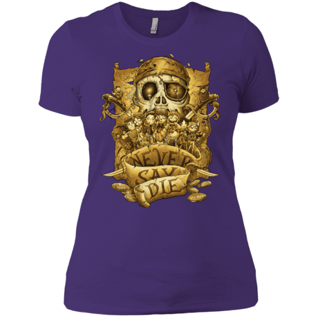 T-Shirts Purple / X-Small Never Say Die Women's Premium T-Shirt