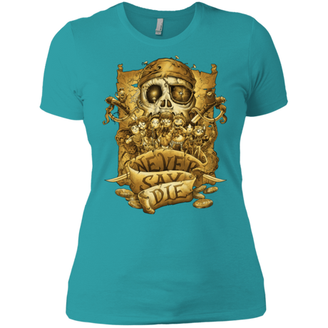 T-Shirts Tahiti Blue / X-Small Never Say Die Women's Premium T-Shirt