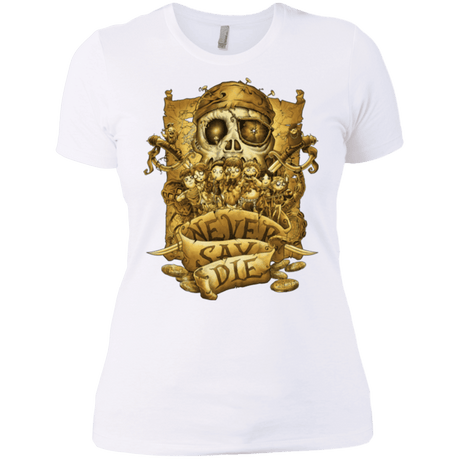 T-Shirts White / X-Small Never Say Die Women's Premium T-Shirt