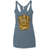 T-Shirts Indigo / X-Small Never Say Die Women's Triblend Racerback Tank