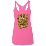 T-Shirts Vintage Pink / X-Small Never Say Die Women's Triblend Racerback Tank