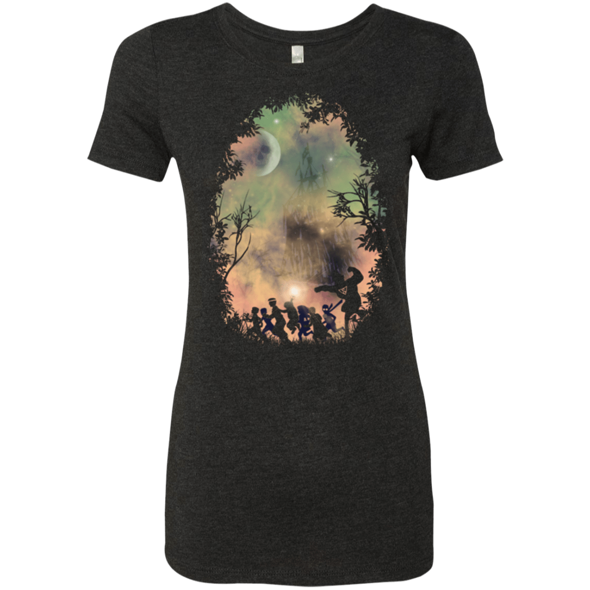 T-Shirts Vintage Black / Small never say die! Women's Triblend T-Shirt