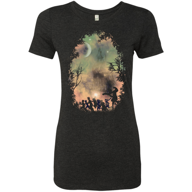 T-Shirts Vintage Black / Small never say die! Women's Triblend T-Shirt