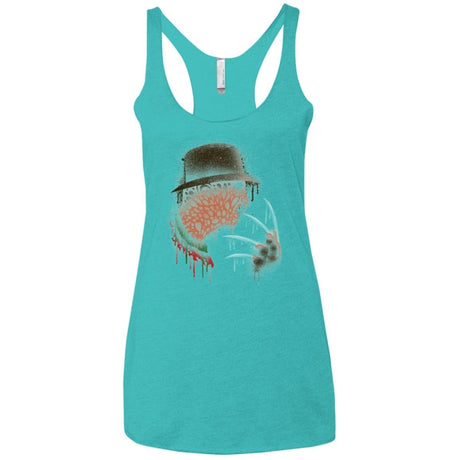 T-Shirts Tahiti Blue / X-Small Never Sleep Again Women's Triblend Racerback Tank