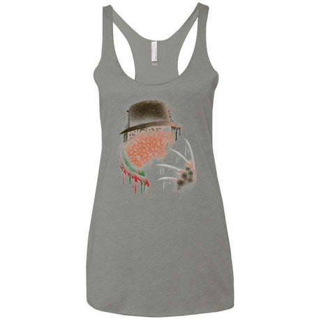 T-Shirts Venetian Grey / X-Small Never Sleep Again Women's Triblend Racerback Tank