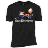 T-Shirts Black / YXS Never Stand Between A Man And A Cooked Chicken Boys Premium T-Shirt