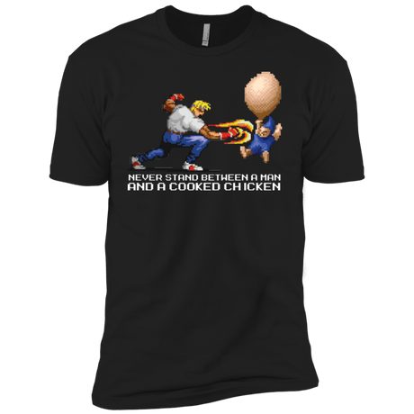 T-Shirts Black / YXS Never Stand Between A Man And A Cooked Chicken Boys Premium T-Shirt