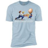 T-Shirts Light Blue / YXS Never Stand Between A Man And A Cooked Chicken Boys Premium T-Shirt
