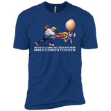 T-Shirts Royal / YXS Never Stand Between A Man And A Cooked Chicken Boys Premium T-Shirt