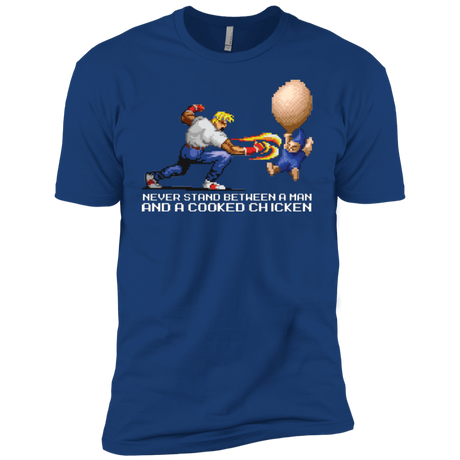 T-Shirts Royal / YXS Never Stand Between A Man And A Cooked Chicken Boys Premium T-Shirt