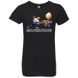 T-Shirts Black / YXS Never Stand Between A Man And A Cooked Chicken Girls Premium T-Shirt