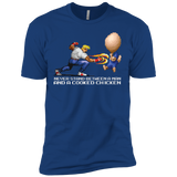 T-Shirts Royal / X-Small Never Stand Between A Man And A Cooked Chicken Men's Premium T-Shirt