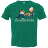 T-Shirts Kelly / 2T Never Stand Between A Man And A Cooked Chicken Toddler Premium T-Shirt