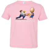 T-Shirts Pink / 2T Never Stand Between A Man And A Cooked Chicken Toddler Premium T-Shirt