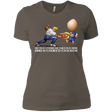 T-Shirts Warm Grey / X-Small Never Stand Between A Man And A Cooked Chicken Women's Premium T-Shirt