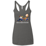 T-Shirts Premium Heather / X-Small Never Stand Between A Man And A Cooked Chicken Women's Triblend Racerback Tank