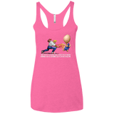 T-Shirts Vintage Pink / X-Small Never Stand Between A Man And A Cooked Chicken Women's Triblend Racerback Tank