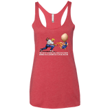 T-Shirts Vintage Red / X-Small Never Stand Between A Man And A Cooked Chicken Women's Triblend Racerback Tank