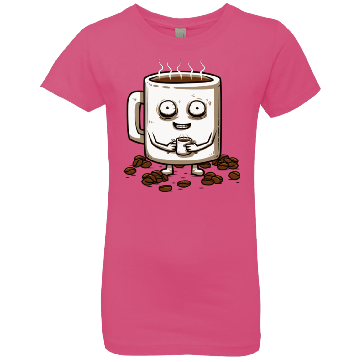 T-Shirts Hot Pink / YXS Never tired Girls Premium T-Shirt