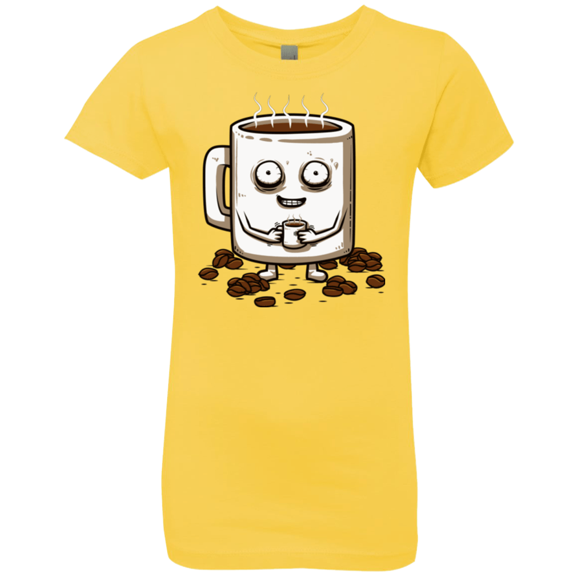 T-Shirts Vibrant Yellow / YXS Never tired Girls Premium T-Shirt