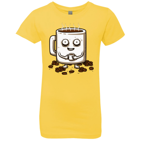 T-Shirts Vibrant Yellow / YXS Never tired Girls Premium T-Shirt