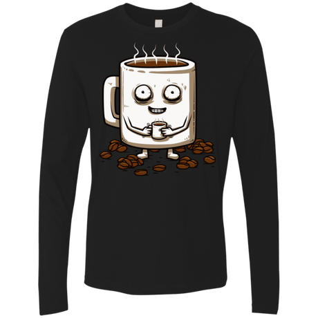 T-Shirts Black / Small Never tired Men's Premium Long Sleeve