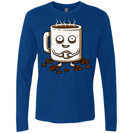 T-Shirts Royal / Small Never tired Men's Premium Long Sleeve