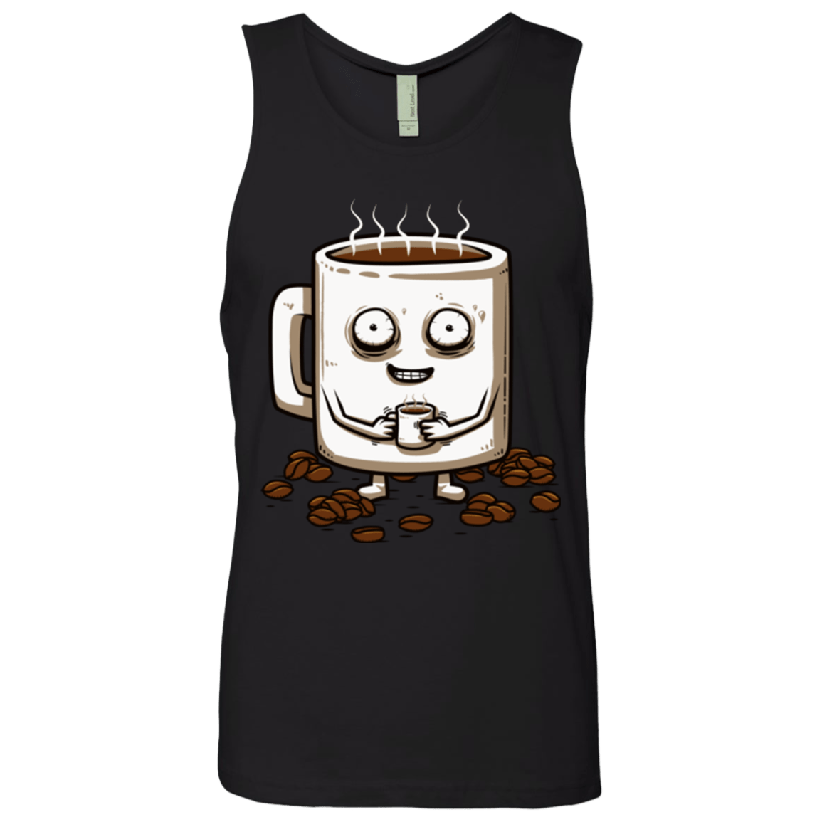 T-Shirts Black / Small Never tired Men's Premium Tank Top