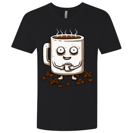 T-Shirts Black / X-Small Never tired Men's Premium V-Neck