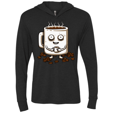 T-Shirts Vintage Black / X-Small Never tired Triblend Long Sleeve Hoodie Tee