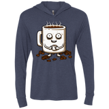 T-Shirts Vintage Navy / X-Small Never tired Triblend Long Sleeve Hoodie Tee