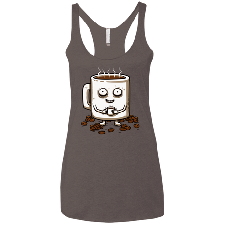 T-Shirts Macchiato / X-Small Never tired Women's Triblend Racerback Tank
