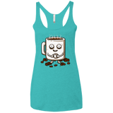 T-Shirts Tahiti Blue / X-Small Never tired Women's Triblend Racerback Tank