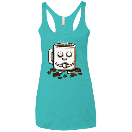 T-Shirts Tahiti Blue / X-Small Never tired Women's Triblend Racerback Tank