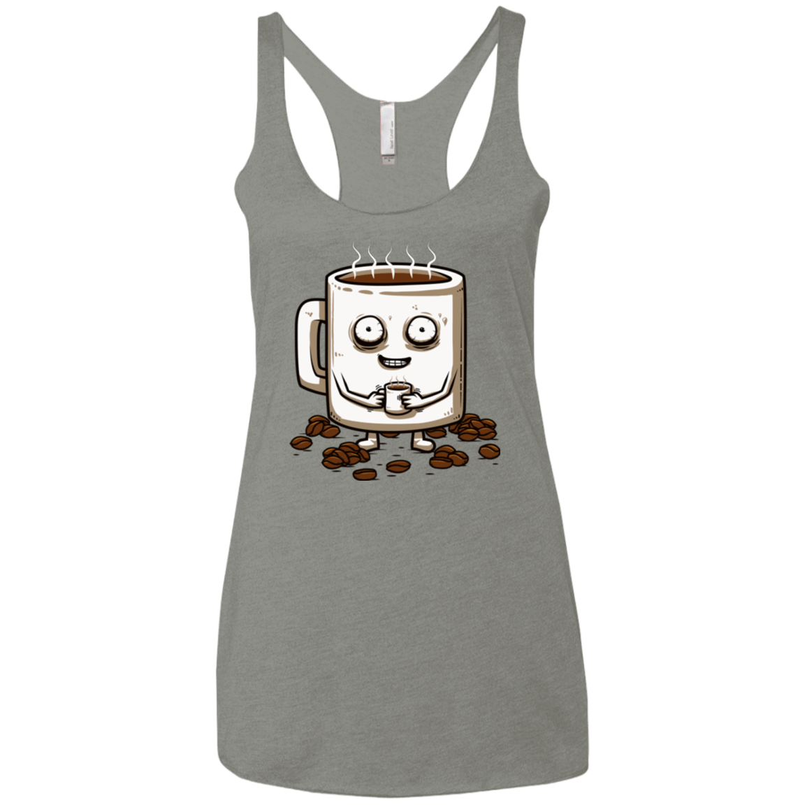 T-Shirts Venetian Grey / X-Small Never tired Women's Triblend Racerback Tank