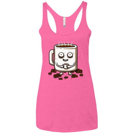 T-Shirts Vintage Pink / X-Small Never tired Women's Triblend Racerback Tank