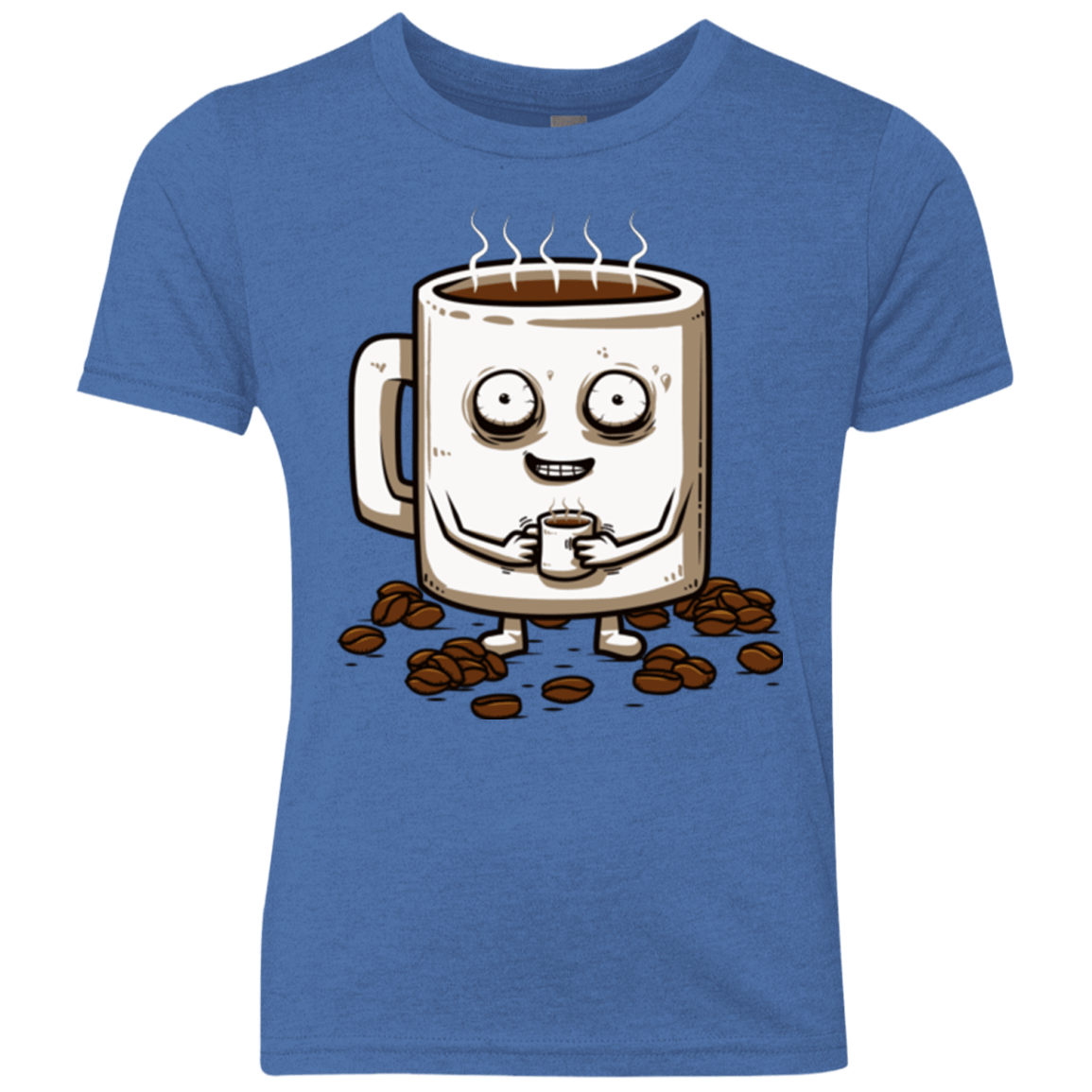 T-Shirts Vintage Royal / YXS Never tired Youth Triblend T-Shirt