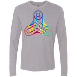 T-Shirts Heather Grey / Small Never Win Men's Premium Long Sleeve