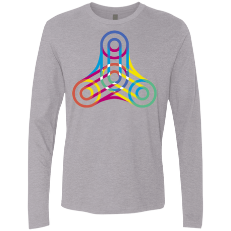 T-Shirts Heather Grey / Small Never Win Men's Premium Long Sleeve