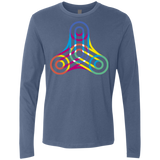 T-Shirts Indigo / Small Never Win Men's Premium Long Sleeve