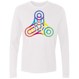 T-Shirts White / Small Never Win Men's Premium Long Sleeve