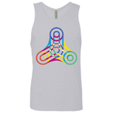 T-Shirts Heather Grey / Small Never Win Men's Premium Tank Top