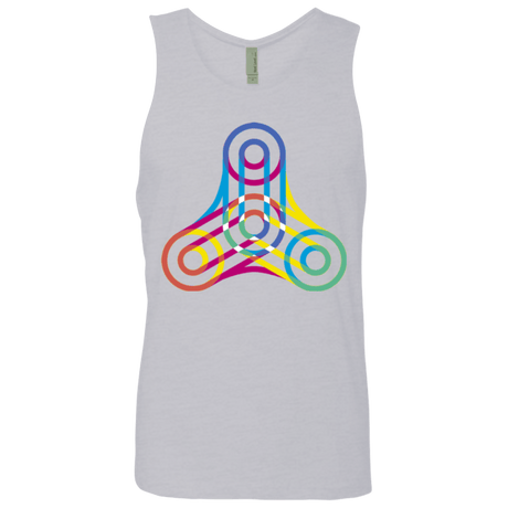 T-Shirts Heather Grey / Small Never Win Men's Premium Tank Top