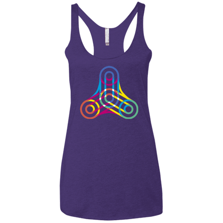 T-Shirts Purple / X-Small Never Win Women's Triblend Racerback Tank