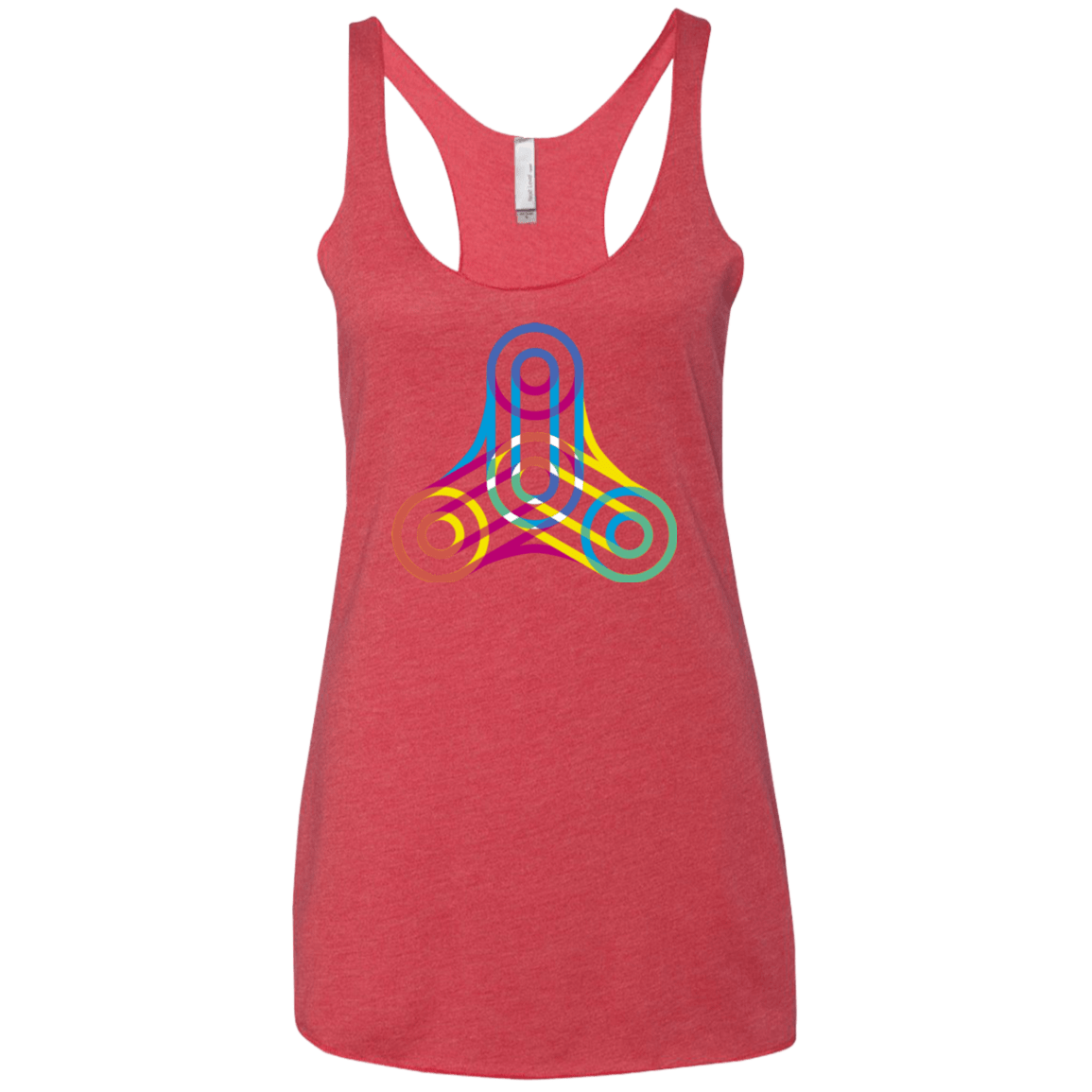 T-Shirts Vintage Red / X-Small Never Win Women's Triblend Racerback Tank