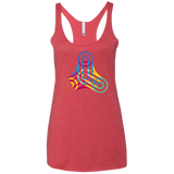T-Shirts Vintage Red / X-Small Never Win Women's Triblend Racerback Tank