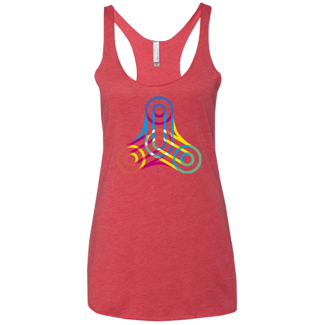 T-Shirts Vintage Red / X-Small Never Win Women's Triblend Racerback Tank