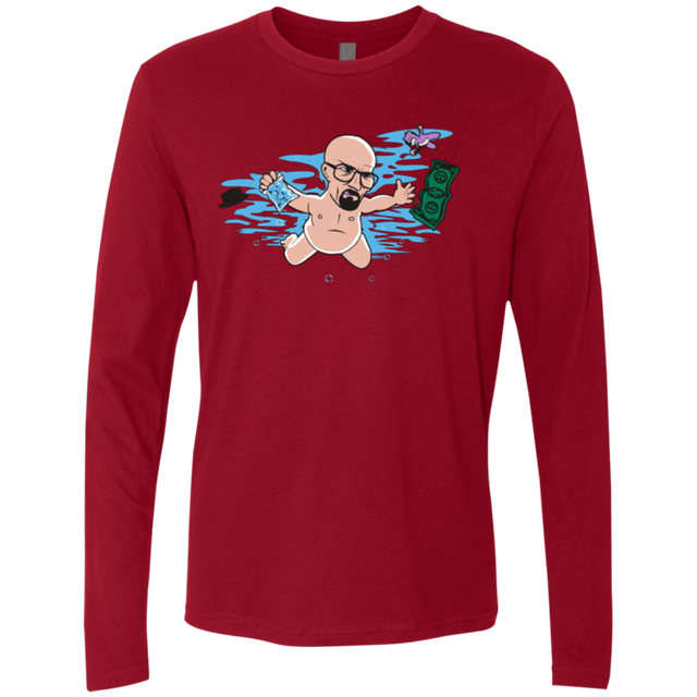 T-Shirts Cardinal / Small NeverBad Men's Premium Long Sleeve
