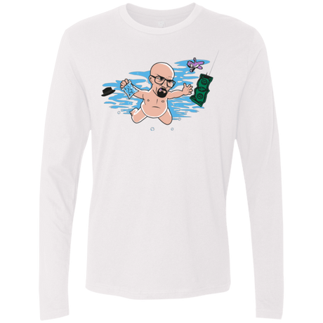 T-Shirts White / Small NeverBad Men's Premium Long Sleeve